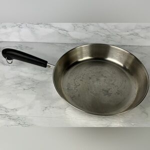 Revere Ware 10 1/4 Inch Frying pan Tri-Ply Disc Bottom 2060 25 CM No Lid Korea